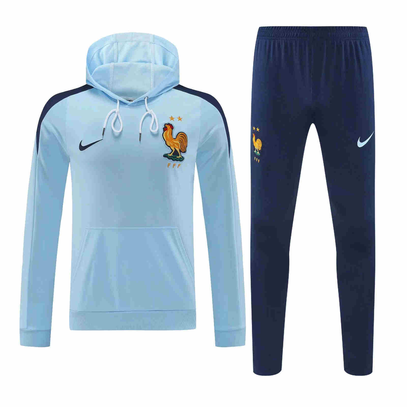 2024-2025  France  adult  Adult Hooded training suit set
