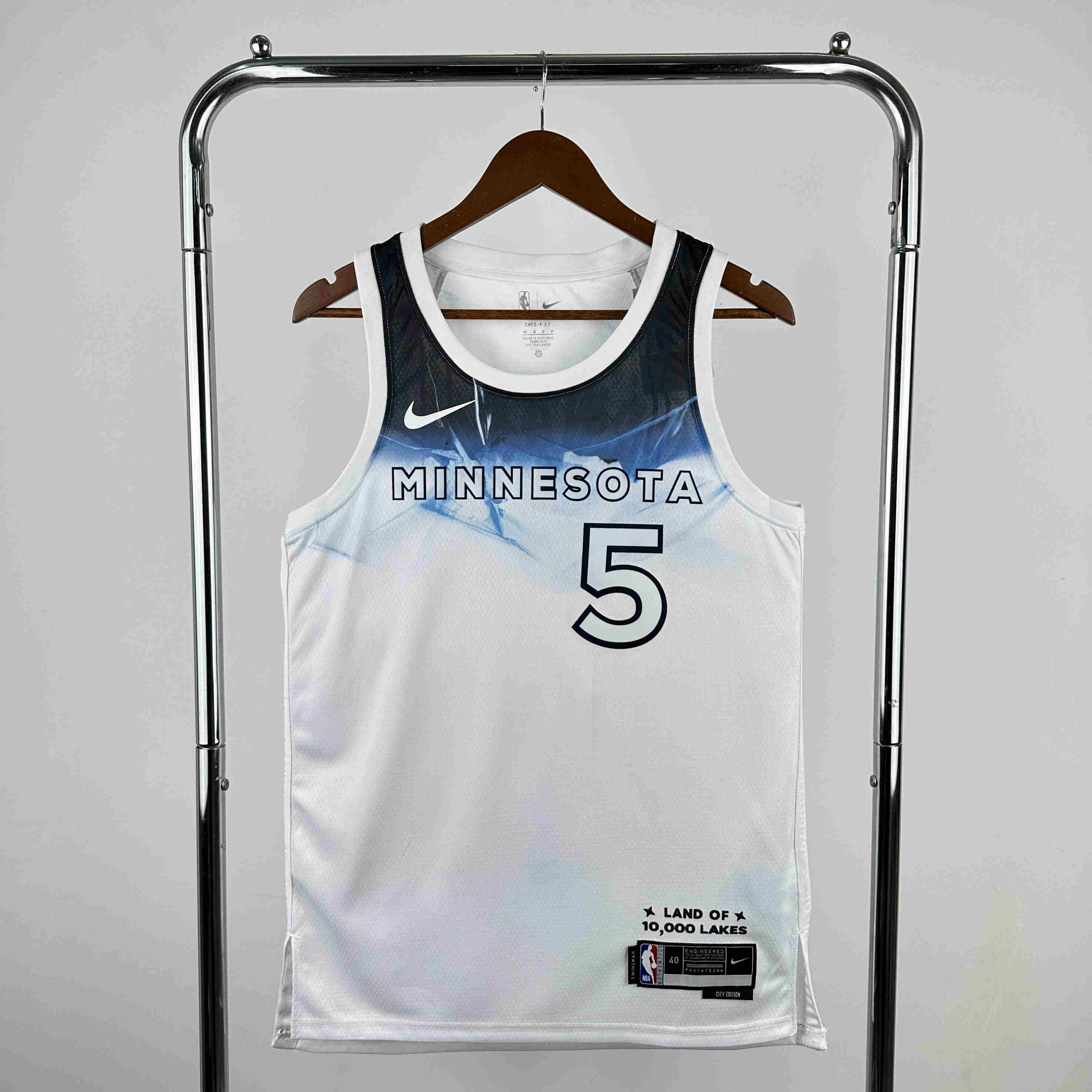 2025 Minnesota Timberwolves NBA Jersey NO.5