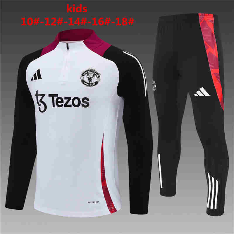 2024-2025 Manchester United  training suit kids 