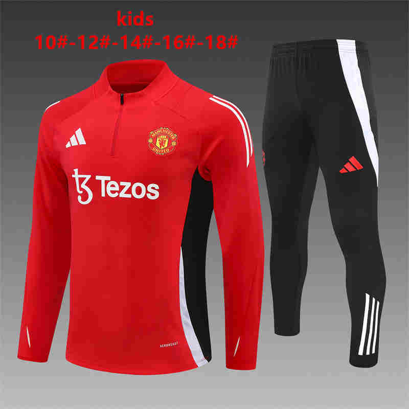 2024-2025 Manchester united kids kit Training clothes 