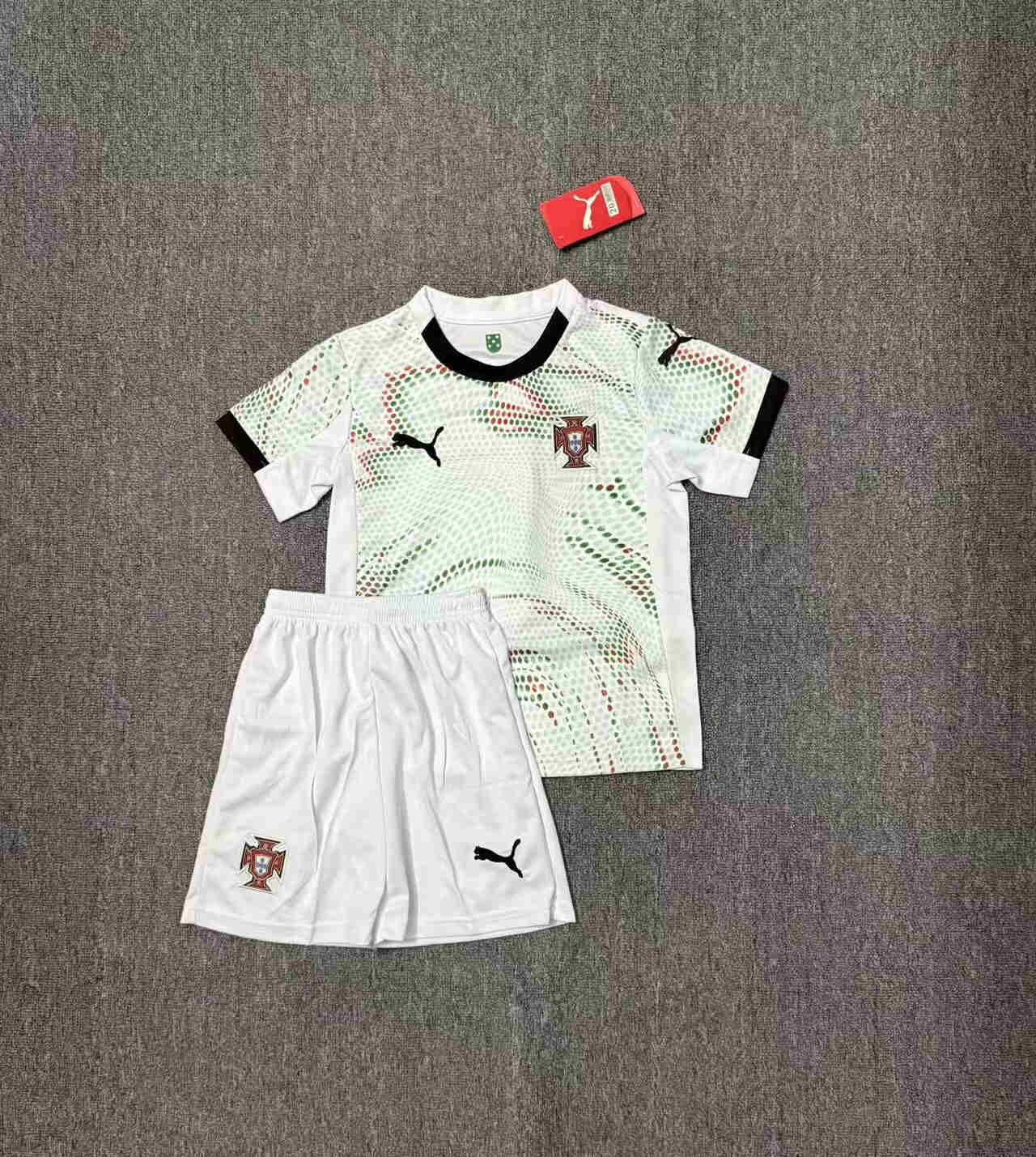 2025-2026  Portugal away  kids kit 