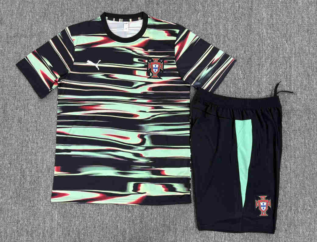2024-2025 Portugal  Training clothes   adult  kit  With pockets 