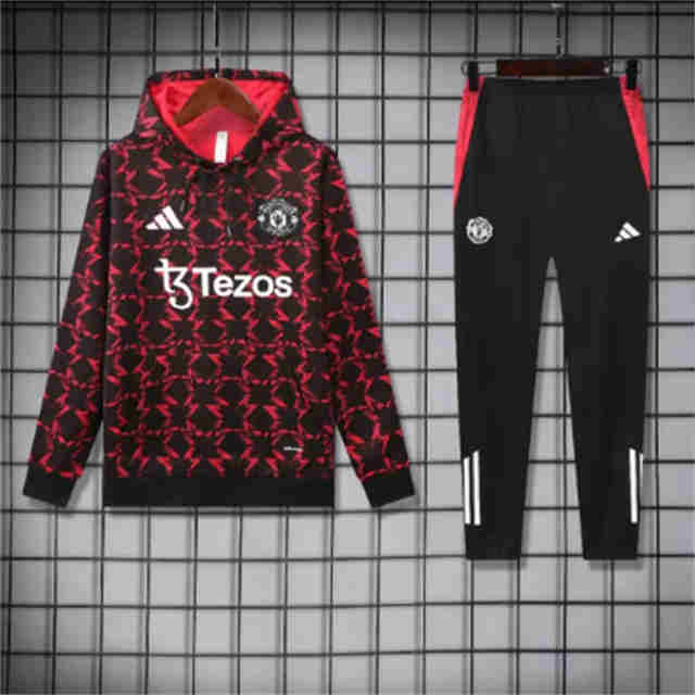 2024-2025 Manchester united  Adult Hooded training suit 418