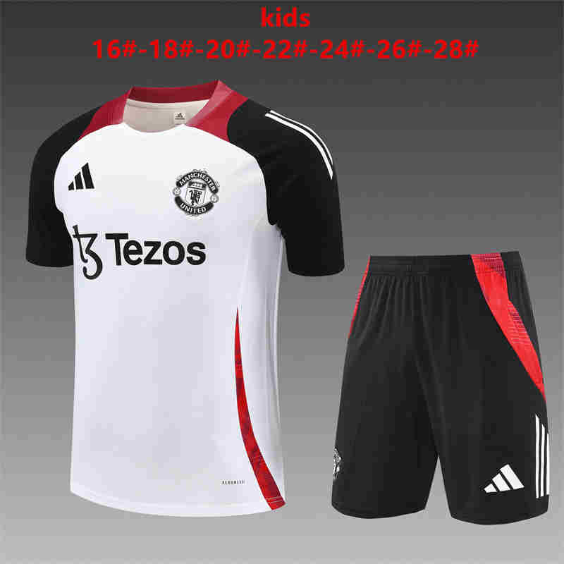 2024-2025 Manchester united kids kit Training clothes 