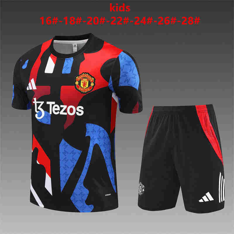 2024-2025 Manchester united kids kit Training clothes 