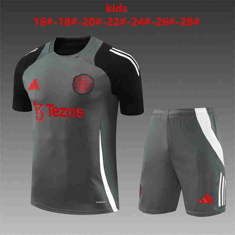 2024-2025 Manchester united kids kit Training clothes 