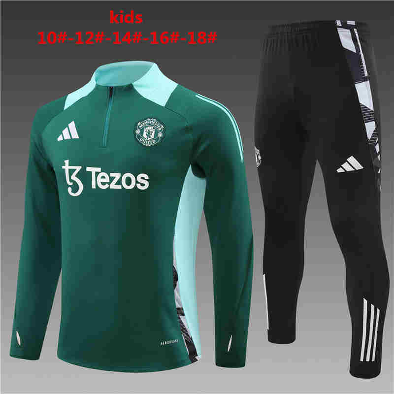 2024-2025 Manchester united kids kit Training clothes 