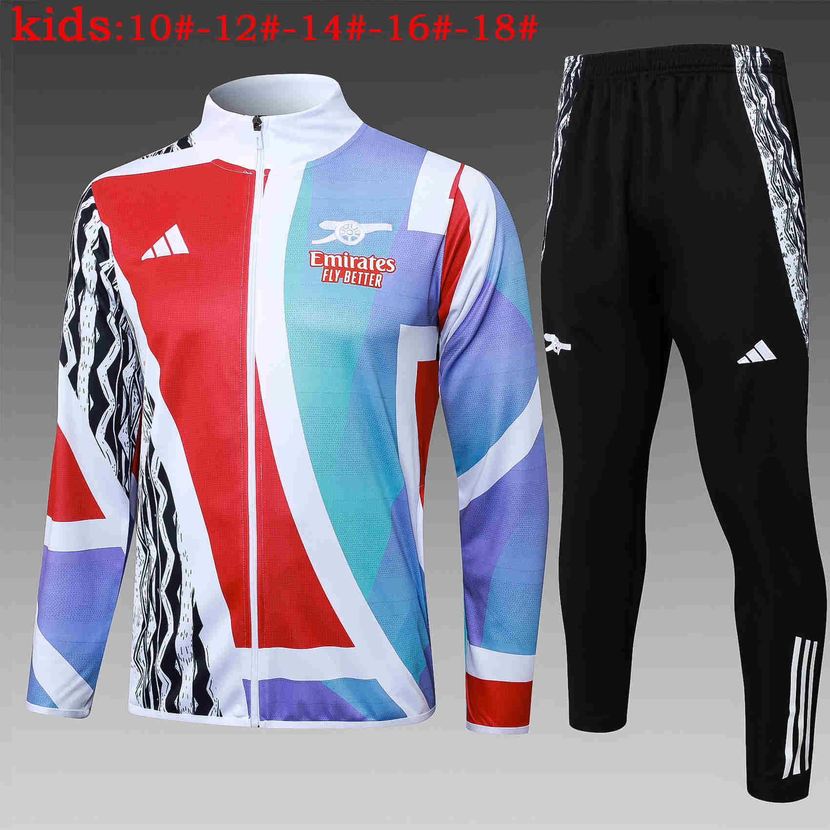 2024-2025 Arsenal  kids Long pull training suit set 815