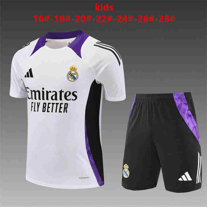 2024-2025  Real Madrid  kids kit  Training clothes