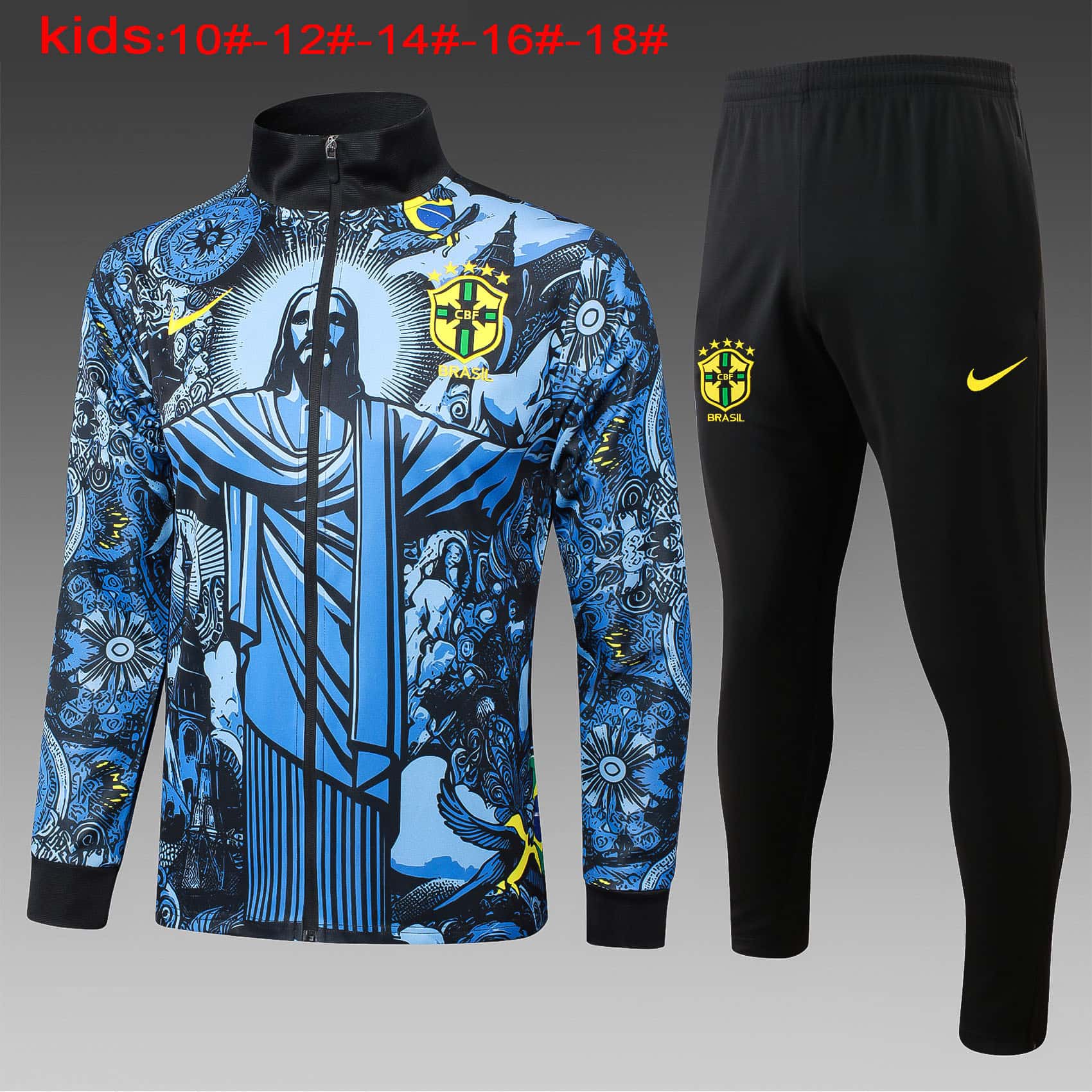 2024/2025Brazil kids kit Training suit jacket 815