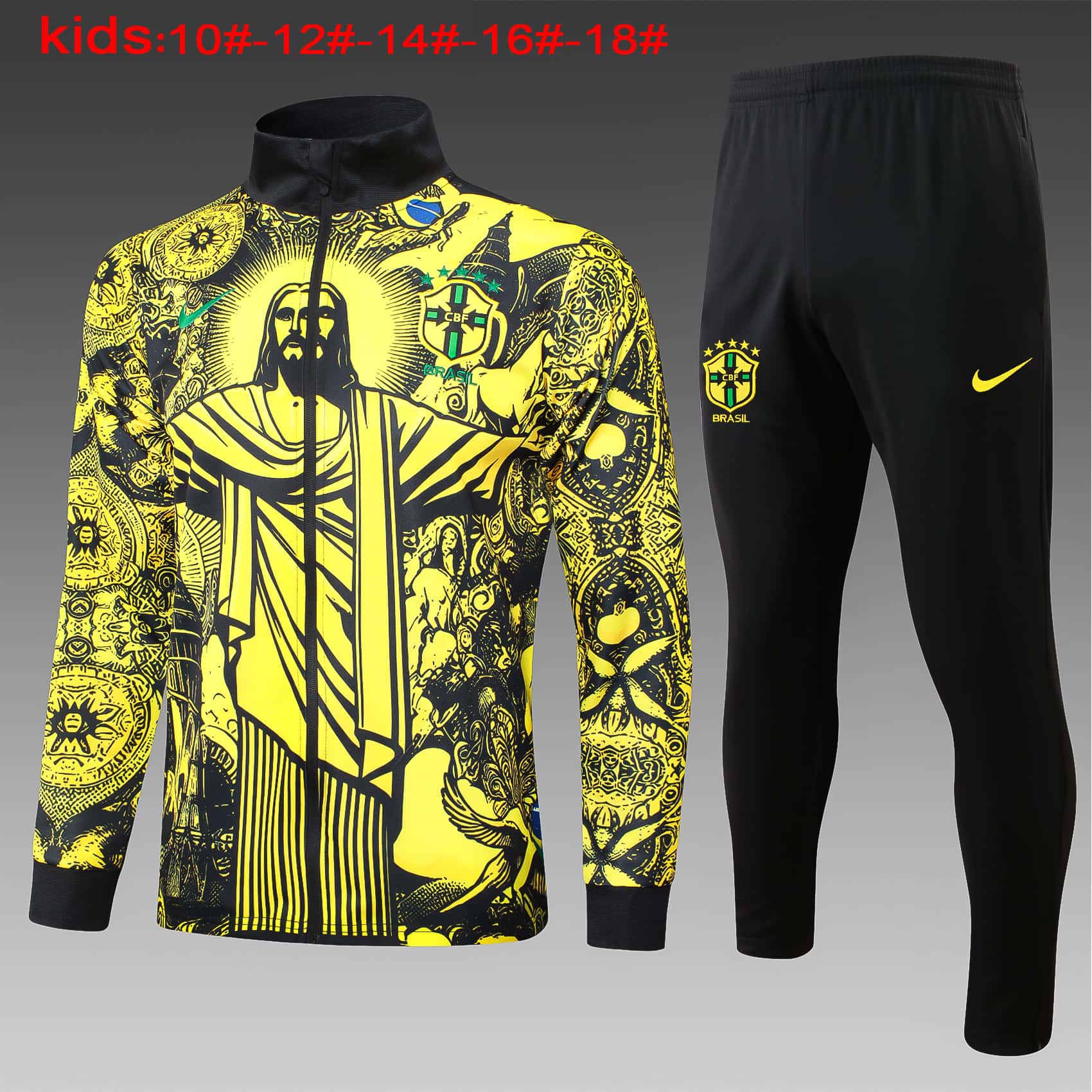 2024/2025Brazil kids kit Training suit jacket 815